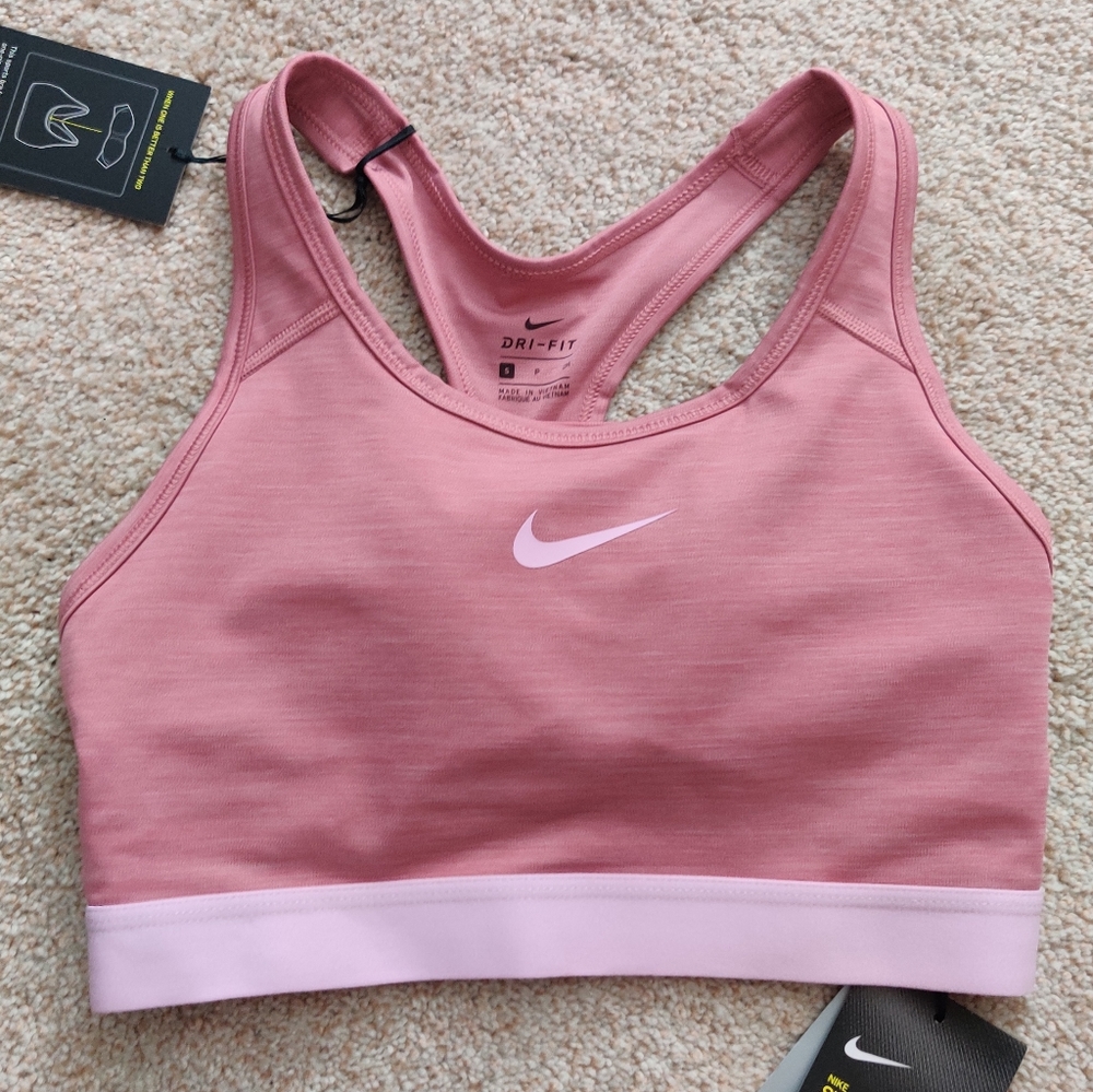 Nike pink bra